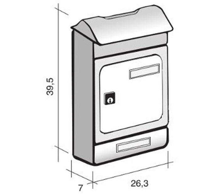 Alubox Residence - Cassetta postale per esterni – Scarpati Sicurezza