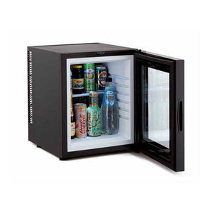 Minibar Technomax TP30NG termoelettrico con porta in vetro trasparente - da incasso o libera installazione